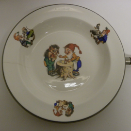 Children's porridge plate enamel (crack)