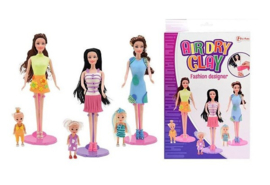 Make your own clay clothes with teen doll - new