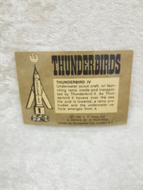 The Thunderbirds nr.15 Thunderbird IV Tradecard