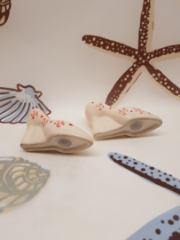 Schoenen met sleehak als peper en zoutstel