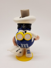 M&M doll with binoculars