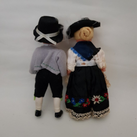 Traditional costume dolls from the sixties
