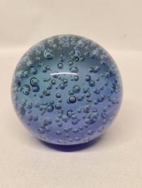 Paperweight  Bubbles Blue