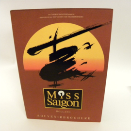 Miss Saigon Souvenirbrochure en plastic tasje