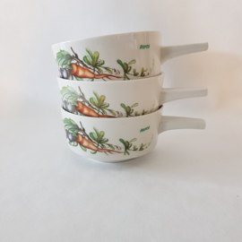 Royco 3 retro soup bowls