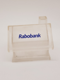 Rabobank transparent house piggy bank