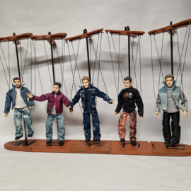 NSYNC Boysband compleet met Justin Timberlake marionette poppen