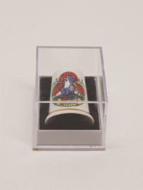 Efteling thimble in display case