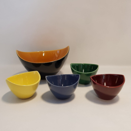 Porzellanflasche Häuser Vintage Erdnuss-Set