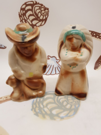 Western Salt and Pepper Biscuit Porzellan