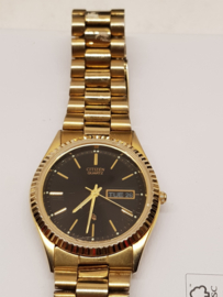 Citizen CQ Quartz Day-Date 6100-R 00391 Vintage-Uhr