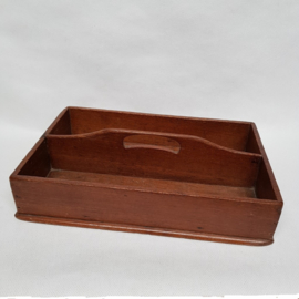 Wooden vintages shoe polish box
