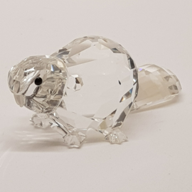 Swarovski Silver Crystal Beaver mit Box und Zertifikat
