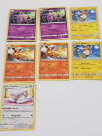Pokemon cards 7 pieces