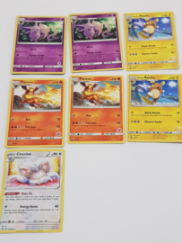 Pokemon kaarten 7 stuks