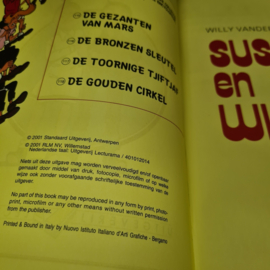 Suske en Wiske stripboek met o.a. de gazanten van Mars