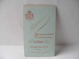 Antique portrait photo Barras