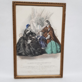 Journal des Dames et des Demoiselles Victorian print