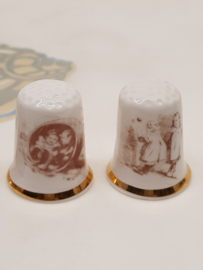 Ot und Sien Fingerhüte, 4 Stück