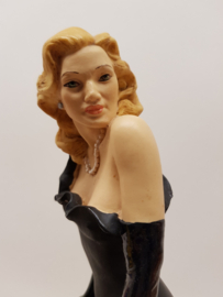 Vittorio Tessaro Dame mit einer Deutschen Dogge.