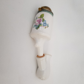 Porcelain Pipe (Stummel) with connecting piece