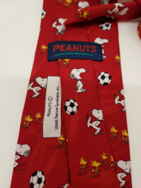 Snoopy Football Tie