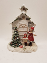 Kerst beeldje met licht
