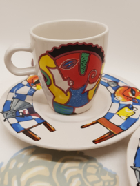 Douwe Egberts 2x kop en schotel Nikolai Carels