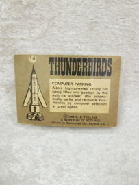 The Thunderbirds nr.14 Computer ParkingTradecard