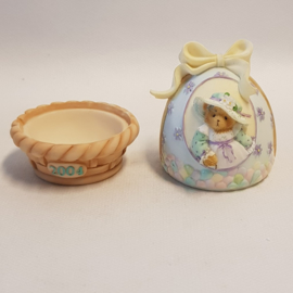 Girl Covered Container 114494 Cherished Teddies