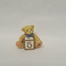 Cherished Teddies beer met blokje 5