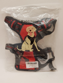 New dog harness only size S in red/black