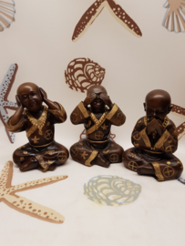 Hear No Evil, See No Evil, Speak No Evil figurines