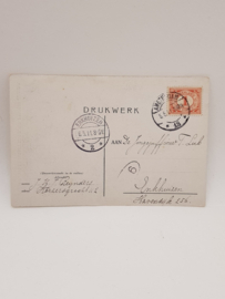 Postkarte Prinzessin Juliana ging 1918 spazieren