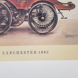 Aral Autoplaat Lanchester 1895 - Piet Olyslager