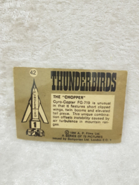 The Thunderbirds nr.42 The Chopper Tradecard