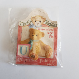 Brooch with the letter U Cherished Teddies 203297U