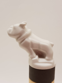 Mack Bulldog Flaschenverschluss aus Porzellan - sehr selten