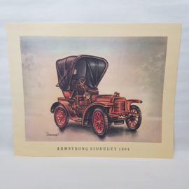 Aral Autoplaat Armstrong Siddeley 1904 - Piet Olyslager