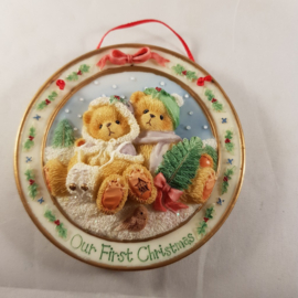 Plate Our 1st christmas together 176311 Cherished Teddies