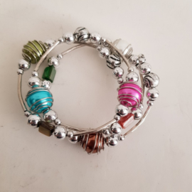 Necklace, bracelet and earrings