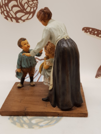 Schullehrerstatue von Ot und Sien