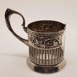 Versilberter Glashalter Ausländische Marke