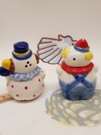 Clowns als Salz- und Pfefferstreuer