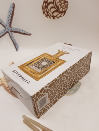 Goldfarbener Bilderrahmen Giraffe