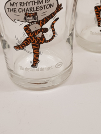 Esso-Gläser aus den 70er Jahren, 3 Stück