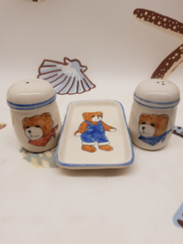 Bären 3-teiliges Salz- und Pfefferset