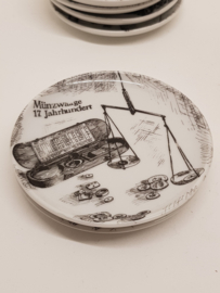 Petit Four Gerichte Waagen-Museum 6 Stück