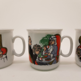 Van Nelle 3 vintage cups
