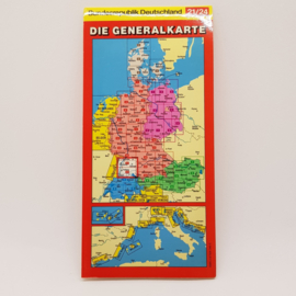 Autokarte 1982 Shell Deutschland